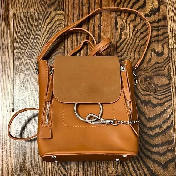 Bags | Lulus Tan Leather Backpack | Poshmark
